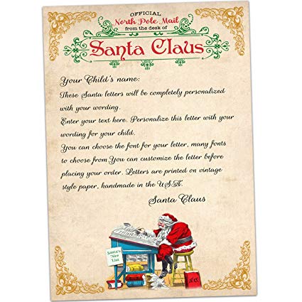 25+ FREE Printable Letter from Santa Templates - Realia Project
