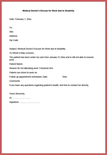 19 fake doctor s note templates in word pdf realia project