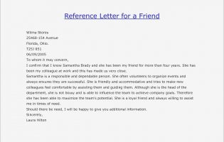 15+ Character Reference Letter Examples - Realia Project